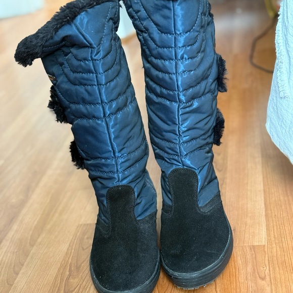 Pajar | Shoes | Pajar Blue Winter Boots With Quilted Design | Poshmark